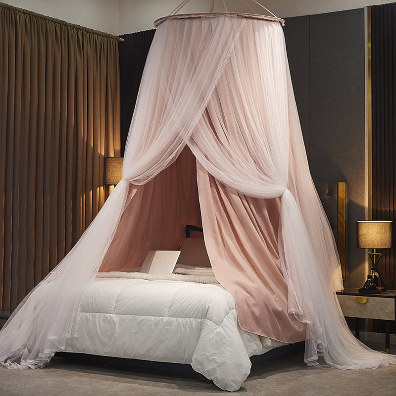 Cotton bed canopy discount
